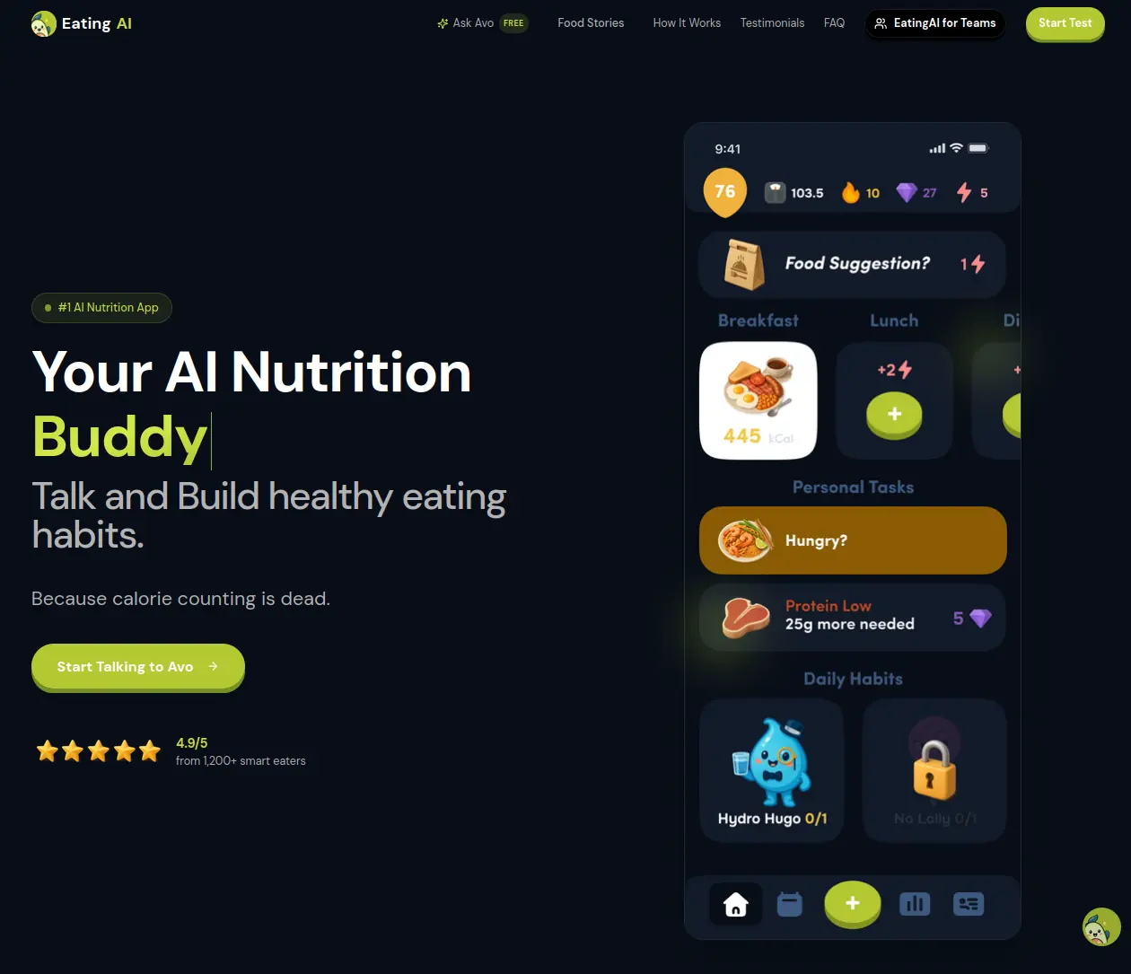 EatingAI - software project by UIMIRE Moldova