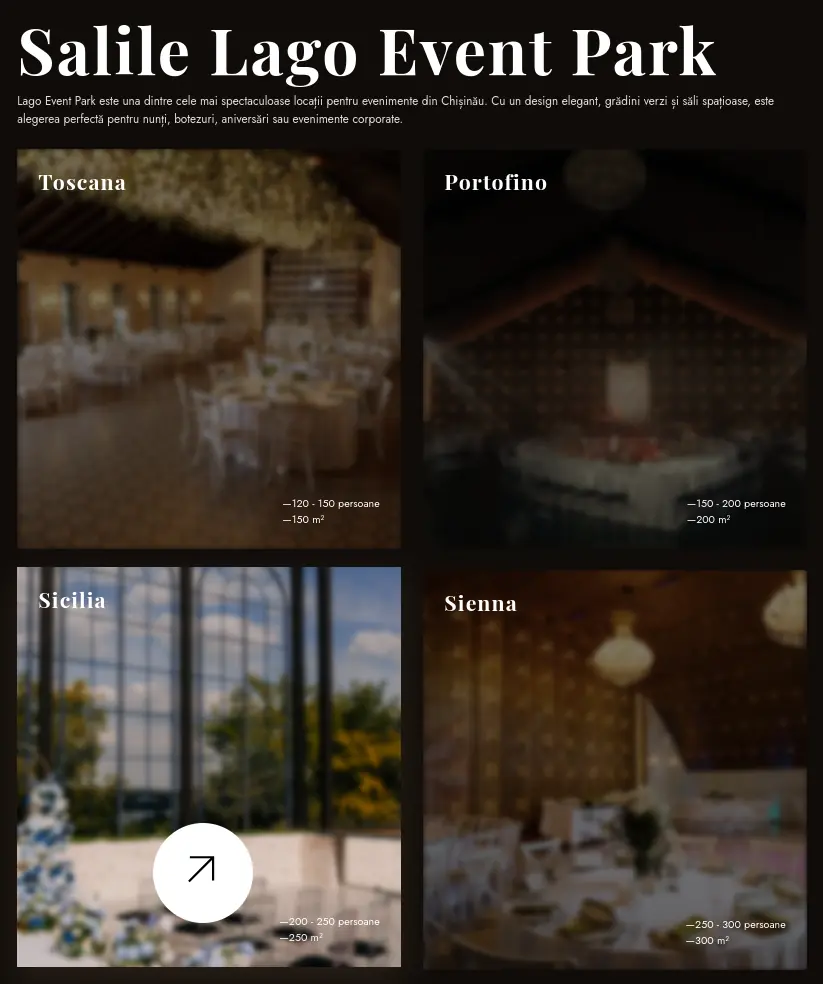 Alexa Group venue showcase — Lago Event Park, Villa Garden, Garden Palace